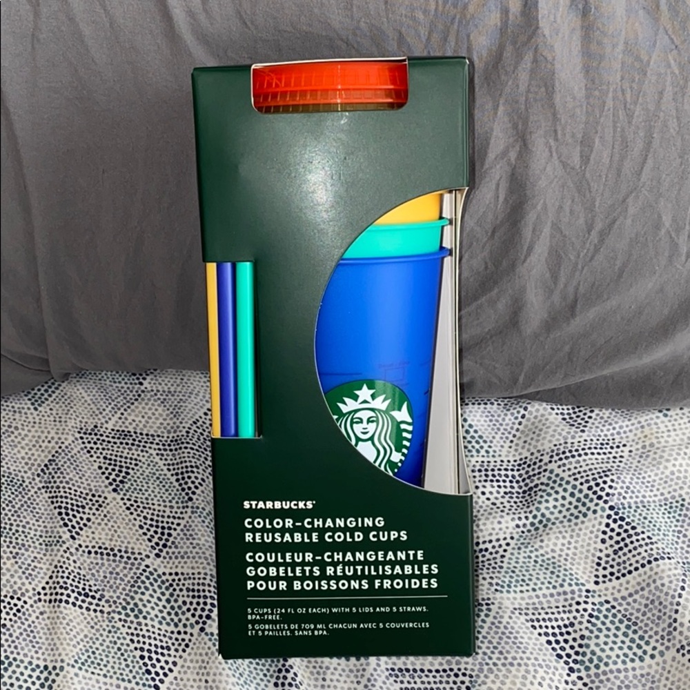 Starbucks color-changing cold cups